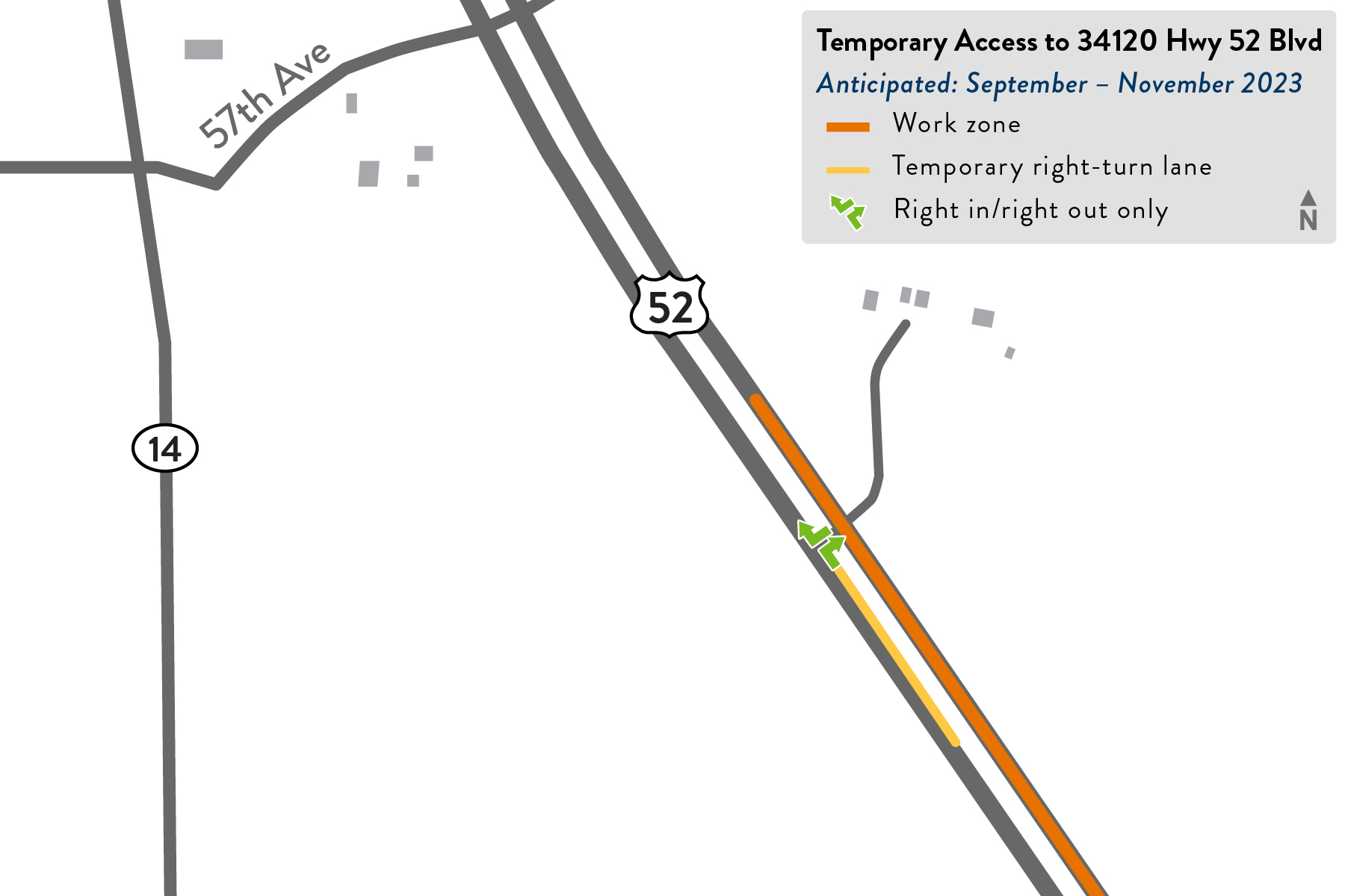 Hwy 52 Southbound MnDOT Hwy52 Access Map 1 34120 Hwy 52 Blvd 